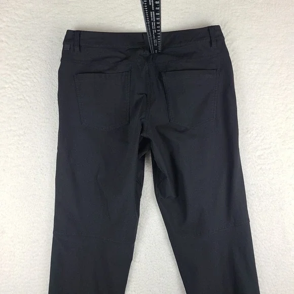 Lululemon ABC Pants Mens 32x32 Black Slim Fit Activewear Performance Tech Golf